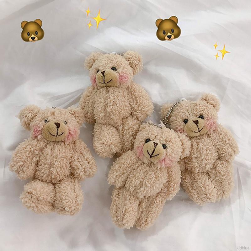 Mặt phụ kiện hình thú nhồi bông dùng làm móc khóa phong cách Hàn Quốc đáng yêu