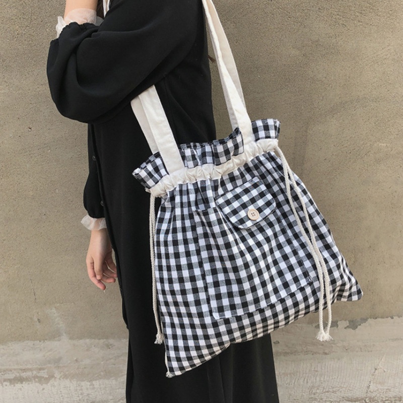 Túi Xách Vải Canvas Màu Sắc Xinh Xắn