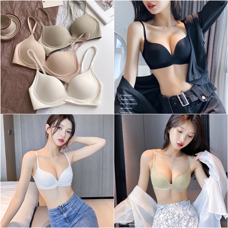 👙 Áo Lót Softie Đúc Su Tàng Hình Không Gọng Nâng Ngực Thời Trang Cao Cấp 2223 👙