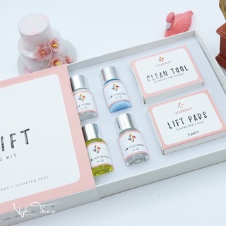 Set uốn mi 3D 6D hàn quốc , bộ uốn mi colagen Last Lift hàng chuẩn