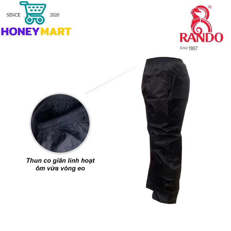 Quần đi mưa chống nước của RanDo, bảo vệ an toàn và tiện lợi khi hoạt động dưới mưa Honeymart