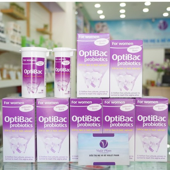 [HÀNG CHÍNH HÃNG] Men vi sinh Optibac tím phòng ngừa viêm nhiễm phụ khoa UK | BigBuy360 - bigbuy360.vn