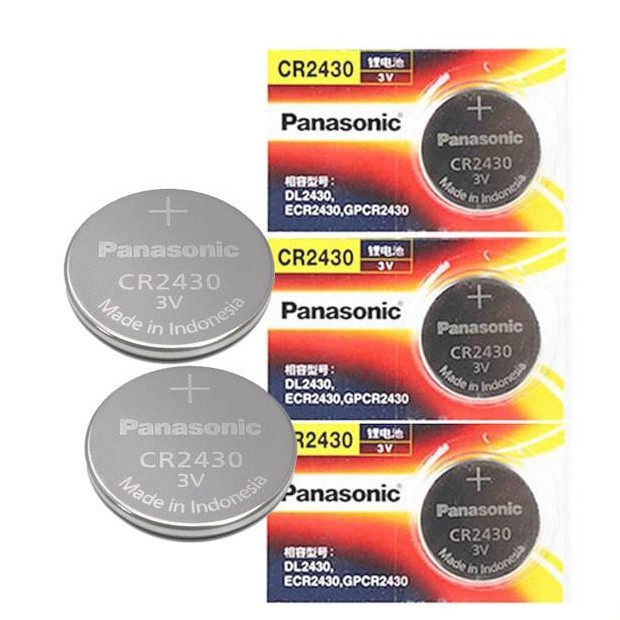 [ Pin Panasonic ] 1 Viên Pin CR2430/ 2450 Pin 3V Lithium Made In Indo