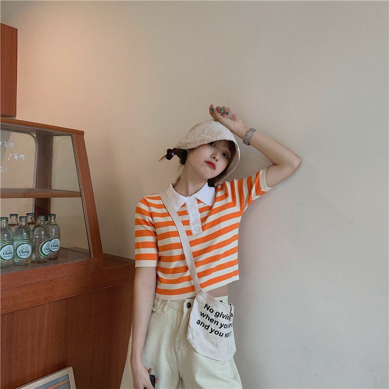 Áo Croptop Nữ  Form rộng Freesize, Áo Croptop Thun Cotton Mềm Mịn