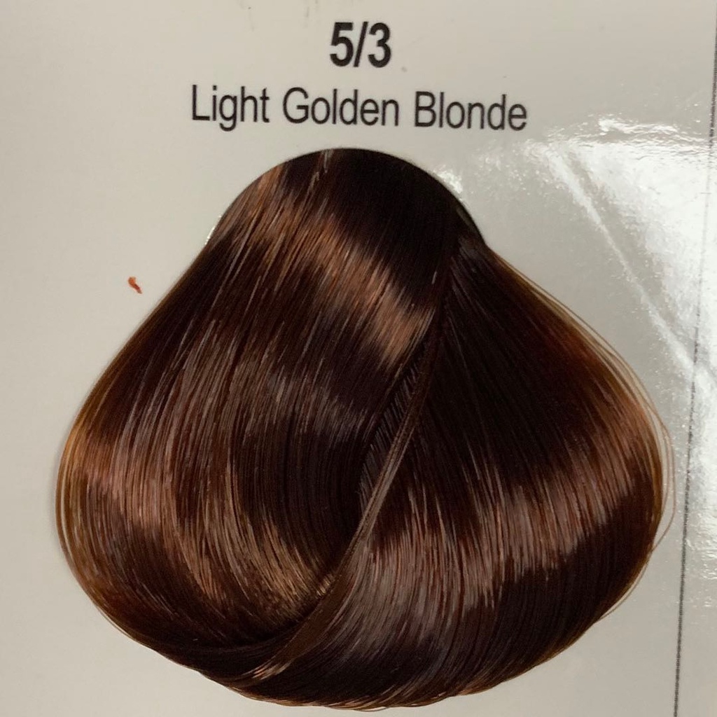 Thuốc Nhuộm Tóc Màu Nâu Vàng Nhạt 5/3 Light Golden Brown Hair Dye Cream