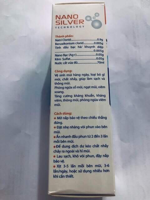 Dung dịch vệ sinh mũi Boko Nano Nebulized spray chiết xuất tinh dầu khuynh diệp -sổ mũi,nghẹt mũi,cảm cúm,viêm mũi,xoang