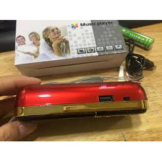 Loa nghe nhạc ,2 khe thẻ nhớ, BKK B851- loại 2 pin