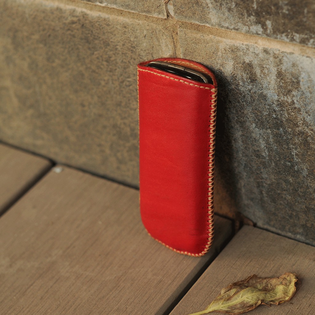 Bao da điện thoại Nokia 8800 - Da bò nhập khẩu - Đồ da Handmade VI625