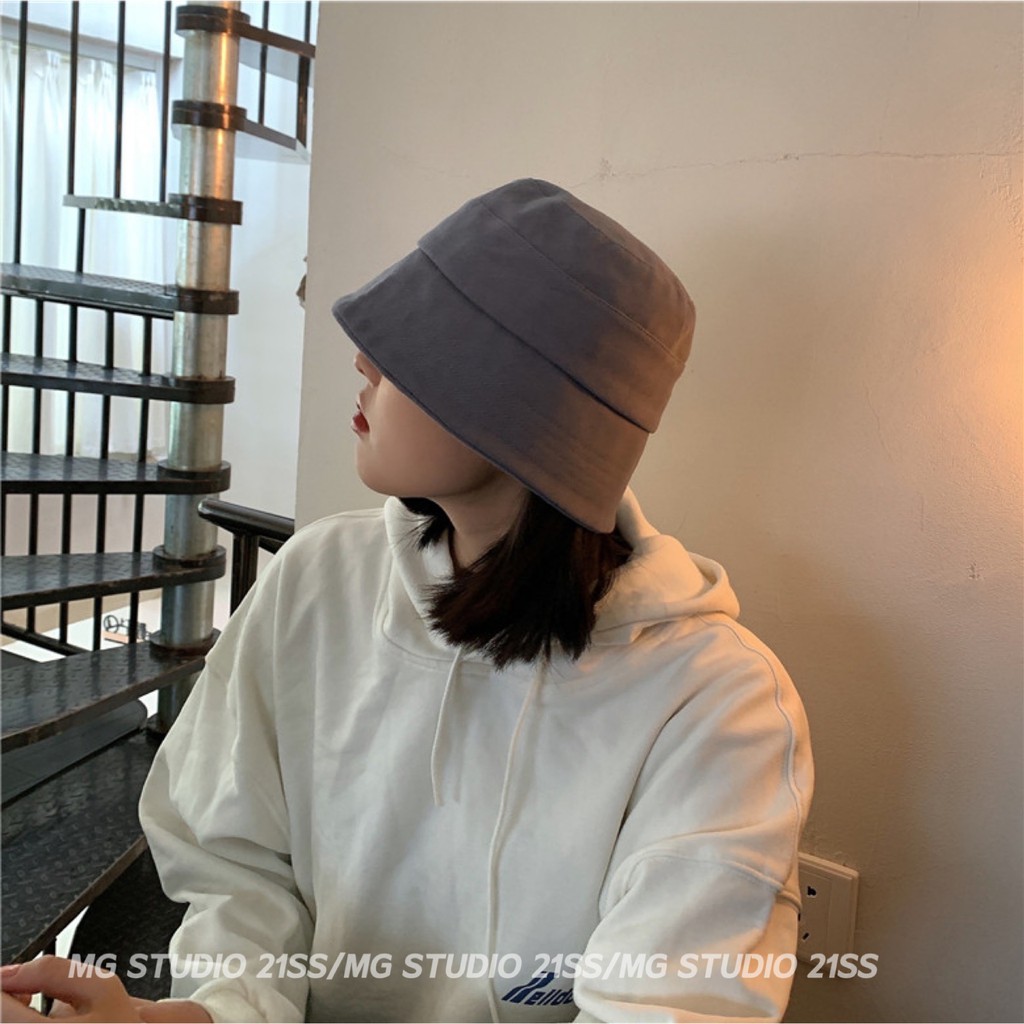 Mũ xô MG STUDIO xẻ bên thiết kế 5 màu tùy chọn