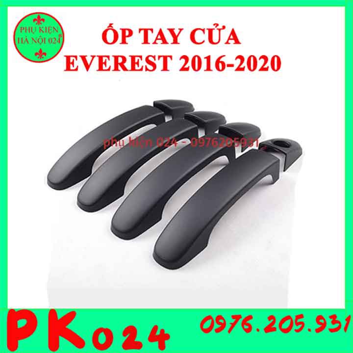 [Everest 2016-2020] Ốp Tay Nắm Hõm Cửa Nhựa Đen Everest 2016-2020