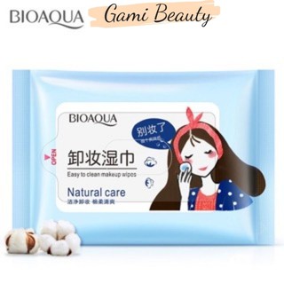 Khăn ướt tẩy trang bioaqua tiện lợi khăn tẩy trang giấy tẩy trang 25 tờ