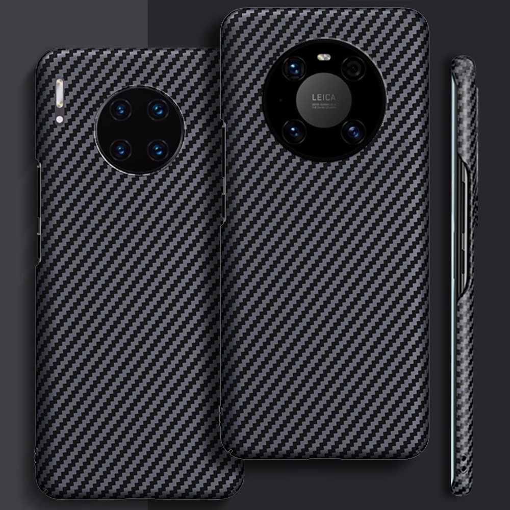 Ốp Điện Thoại Sợi Carbon Cứng Siêu Mỏng Cho Huawei Mate 40 Pro 30