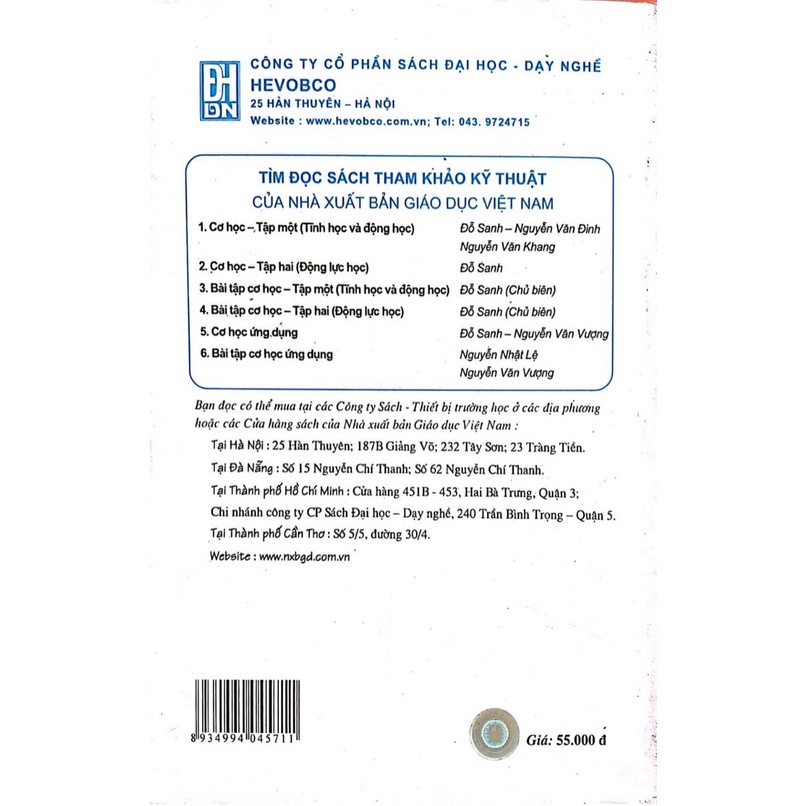 Sách - Bài Tập Cơ Học Kỹ Thuật