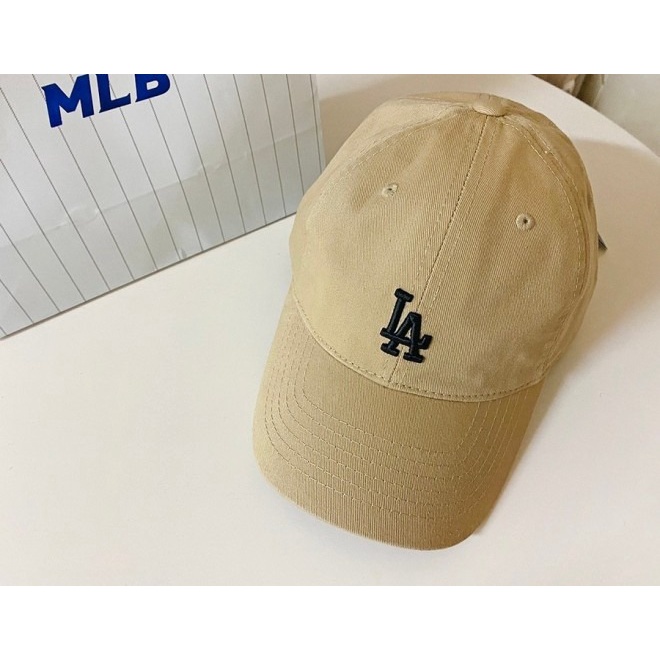 Nón mlb LA - beige [ Xuất Hàn ]