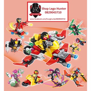 82236 Minifigures Kamen Rider combo bộ 8 hộp siêu nhân Nhật Bản