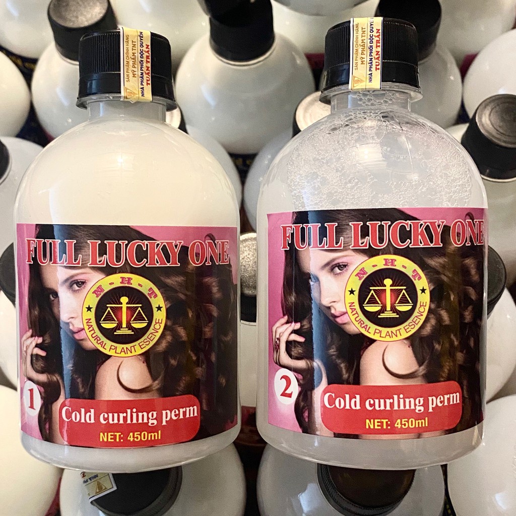THUỐC UỐN LẠNH TNT, Thuốc Uốn Tóc FULL LUCKY ONE Chính Hãng Công Ty TNT VIỆT NAM.