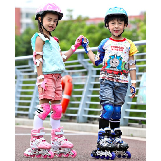 Giày trượt Patin Sport cao cấp dành cho trẻ em, người lớn XIAO (Tặng nón bảo hiểm + Bảo hộ) - PTX