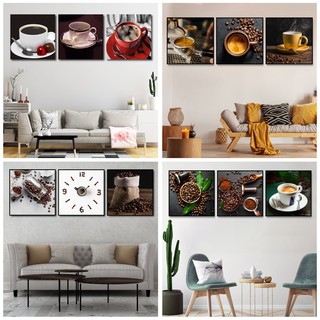 Tranh canvas treo tường coffee - Tranh canvas treo tường giá rẻ - Tặng kèm đinh 3 chân chuyên dụng không cần khoan tường