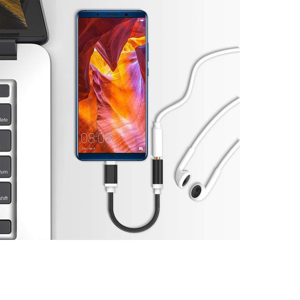 Cáp Chuyển Đổi Type-C Sang 3.5mm - Cáp chuyển đổi âm thanh tai nghe USB 3.1 Type-C sang 3.5mm