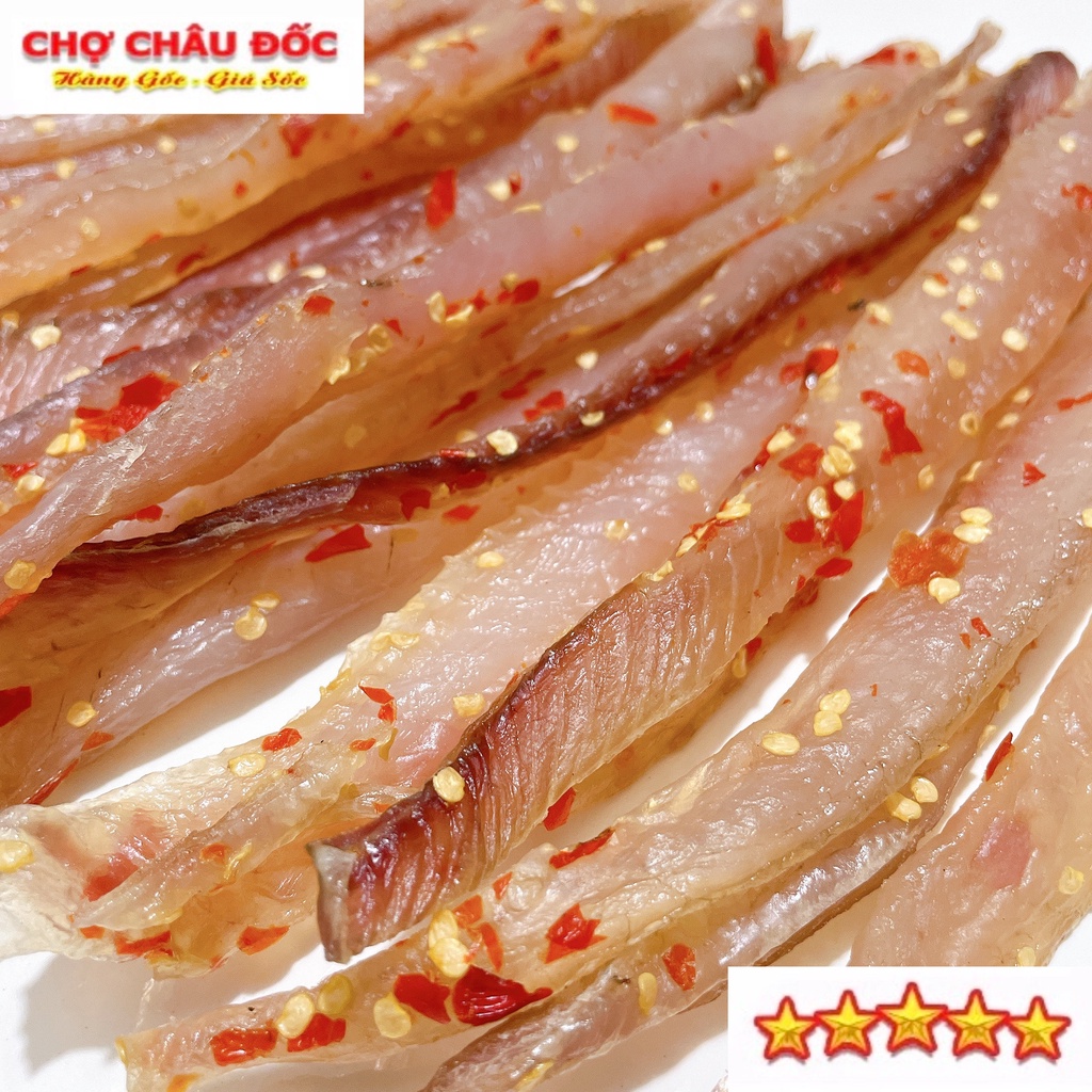 Gói 500gr Khô Cá Lóc Phi Lê Thái Sợi Châu Đốc Loại Đặc Biệt 3 Nắng Nhiều Người Mê