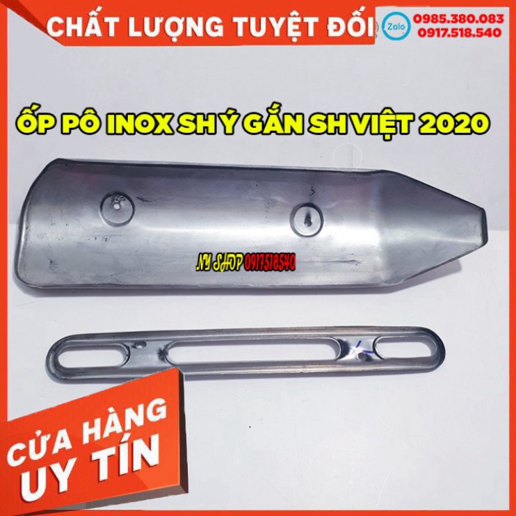 ỐP PÔ INOX SH Ý GẮN SH 2020 Sản Phẩm Chuẩn Như Hình