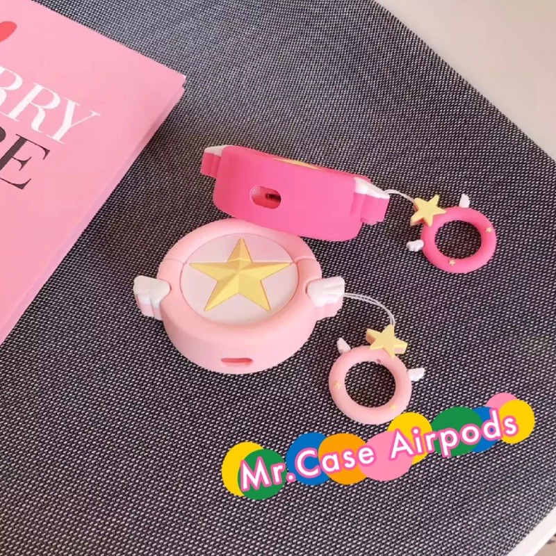 Case Airpods 1/2 /Pro Vỏ Ốp Tai Nghe Hình Ngôi Sao Thuỷ Thủ - Mr.Case AirPods