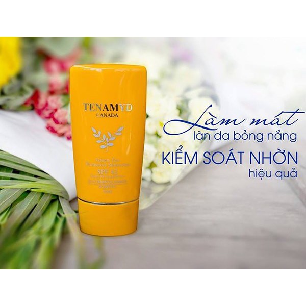 Kem Chống Nắng Tenamyd Trà Xanh SPF 42 PA++ [TENAMYD Green Tea Protective Sunscreen] - Lọ 70ml