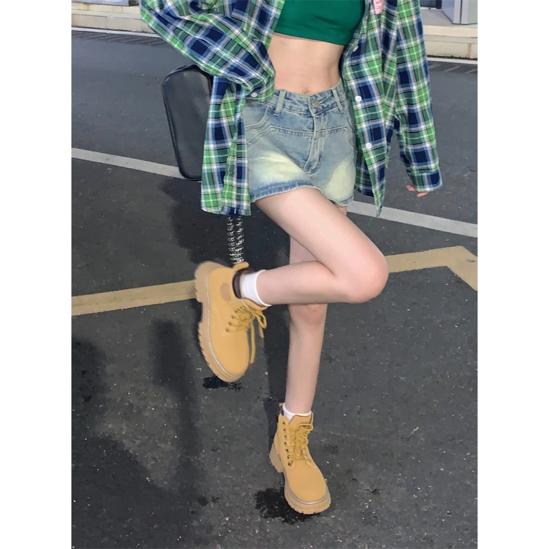 【ZHELIHANGFEI】Áo Sơ Mi Tay Dài Form Rộng Họa Tiết Sọc Theo Phong Cách Preppy Dễ Phối Đồ