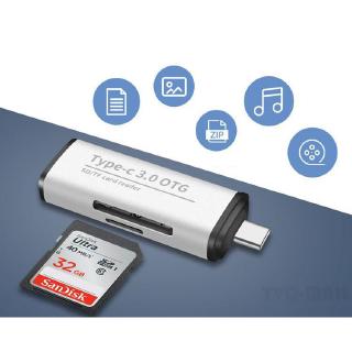 ADS-103 USB 3.0 TF SD Card Reader USB Type-C OTG Adapter