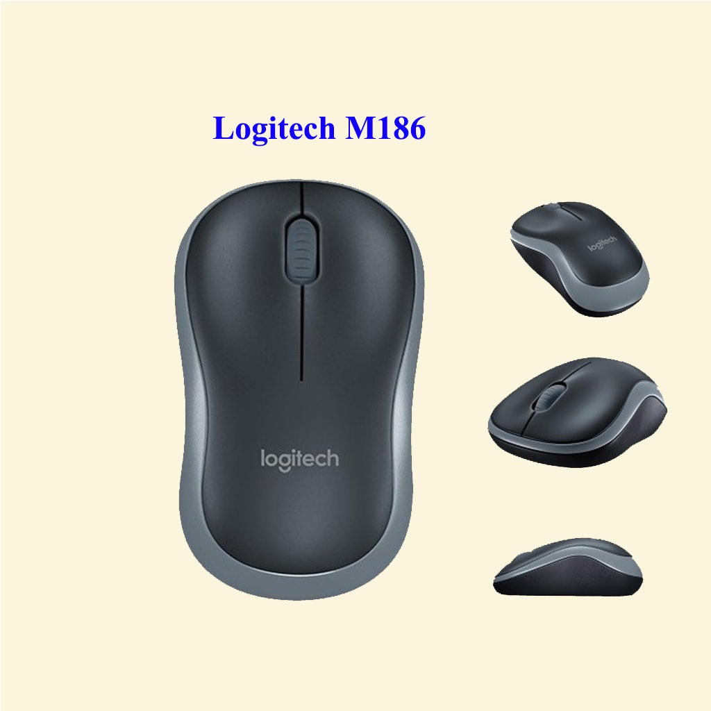 Chuột máy tính - Chuột không dây LOGITECH MS220 Silent giảm tiếng ồn.Hàng chính hãng tặng kèm pin AA