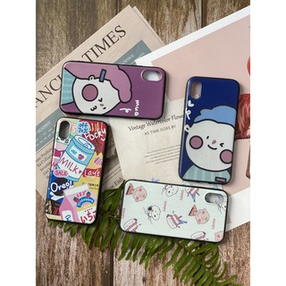 Ốp lưng iPhone viền đen - dành cho iPhone X (nhiều mẫu)