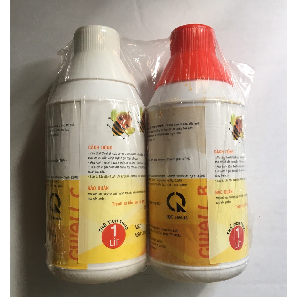 Cặp dung dịch dinh dưỡng thủy canh Hydrogreen chuyên dùng cho dâu tây , cà chua