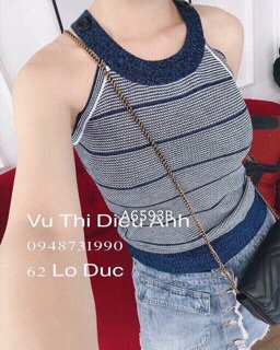 ÁO LEN CỔ YẾM ĐÍNH NÚT VAI