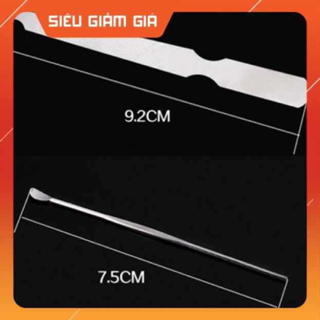 Bộ cắt, bấm móng Inox Hộp Da cao cấp