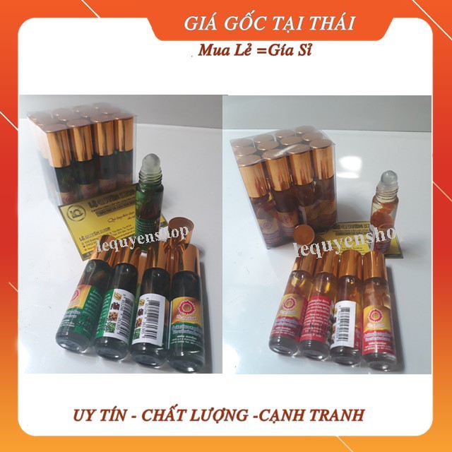 (Mẫu mới nhất)Dầu Sâm 4 vị Mặt Trời Thái Lan