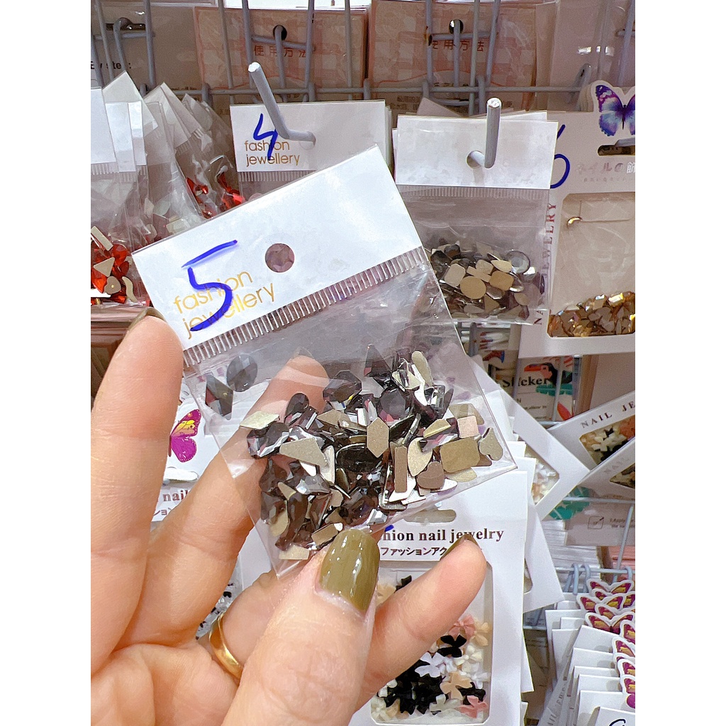 Đá Khối Chân Bằng Túi, Đá Khối Túi Hàng Loại 1 Chuẩn Công Ty - Trùm Nail Mi