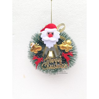 Vòng nguyệt quế 15cm trang trí Giáng Sinh