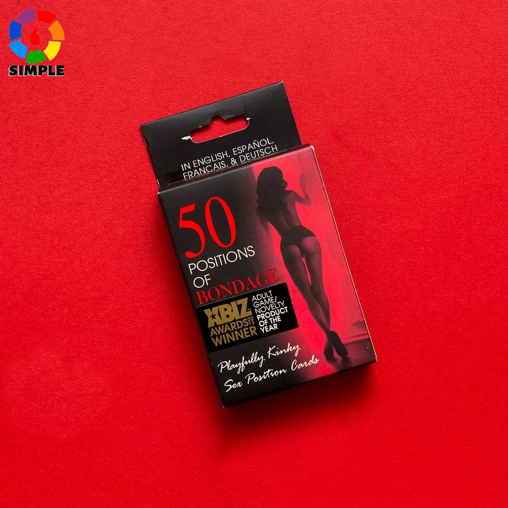 50 Positions Of Bondage Card Game