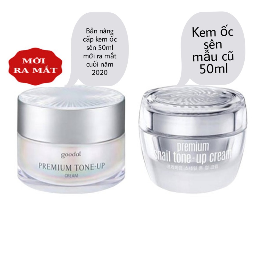 KEM DƯỠNG DA ỐC SÊN GOODAL PREMIUM SNAIL TONE UP CREAM 50ML