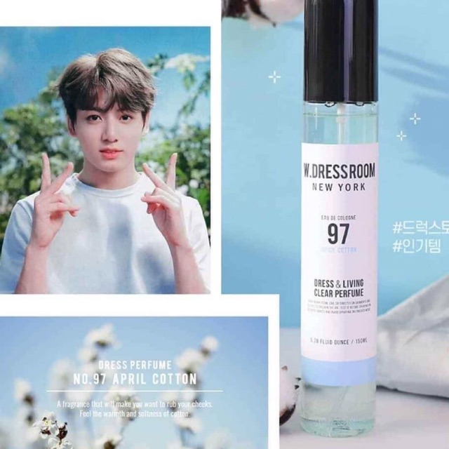 Nước hoa W.DRESSROOM NO.97 JUNGKOOK sử dụng