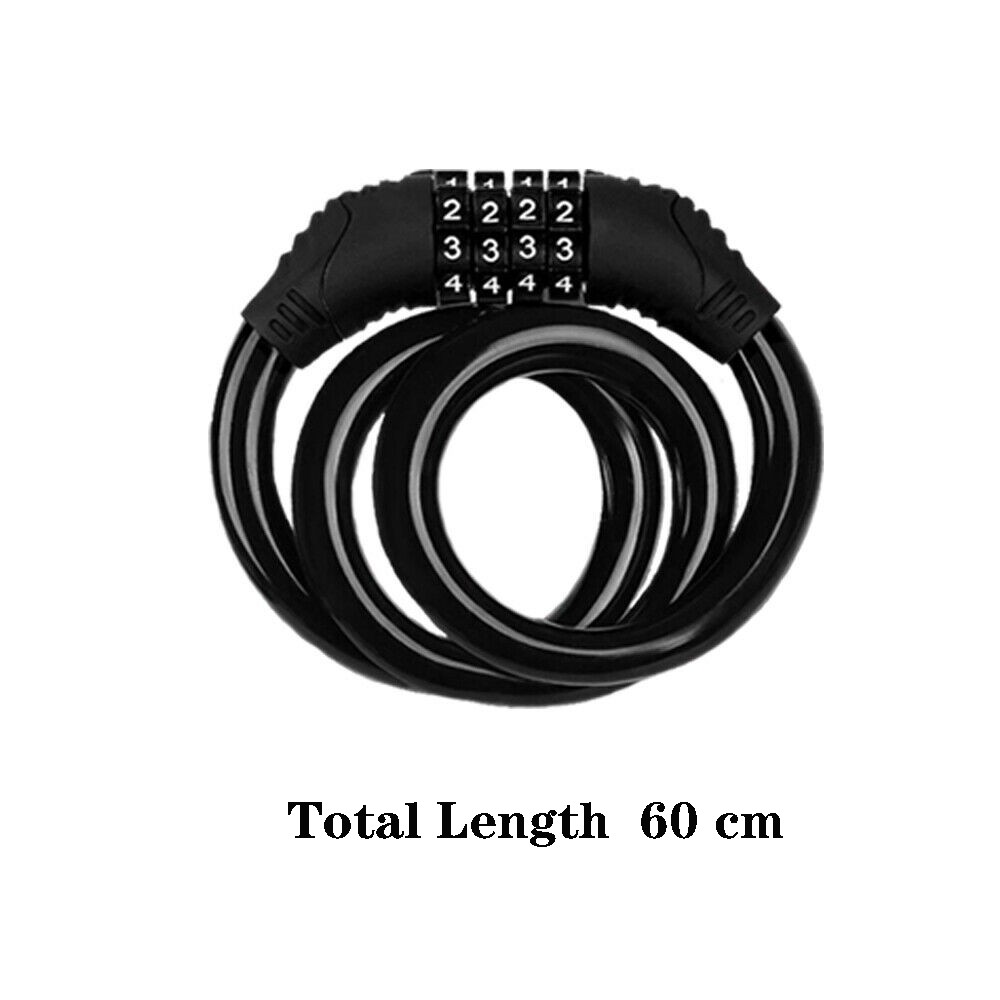 Ổ khóa xe đạp bằng thép chịu lực cao kết hợp mật khẩu 4 chữ số có thể đặt lại