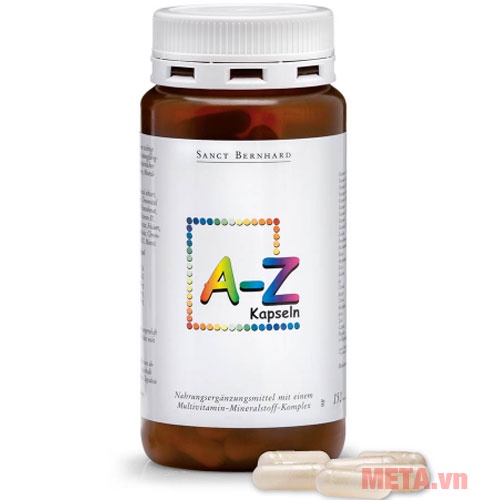 Viên Uống Bổ Sung Vitamin Khoáng Chất Tổng Hợp Sanct Bernhard A-Z Kapseln, 150 Viên - Nội Địa Đức