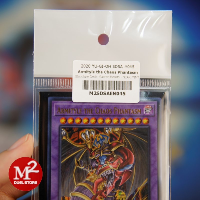 Lá bài Yugioh SDSA-EN045 Armityle The Chaos Phantasm - Ultra Rare - Đóng gói theo tiêu chuẩn M2SCCQ-Lite