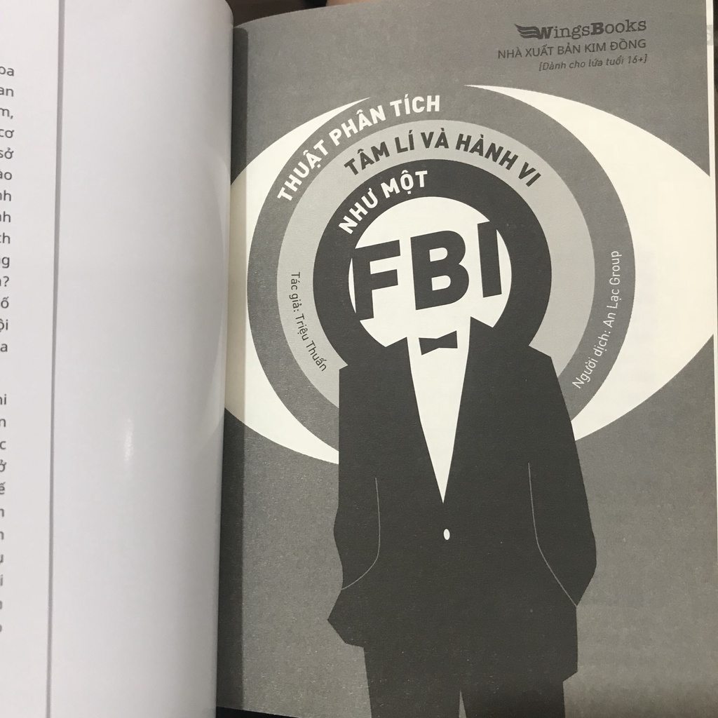 Sách Thuật Phân Tích Tâm Lí Và Hành Vi Như Một FBI (kim đồng)