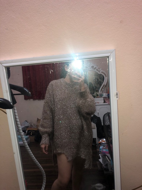 Áo len nhũ kim tuyến sang chảnh (HÀNG LOẠI 1 CÓ ẢNH THẬT) | BigBuy360 - bigbuy360.vn