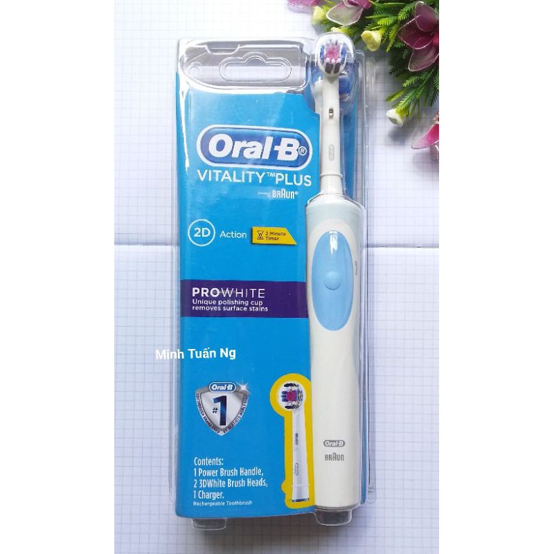 Bàn chải điện Oral-B VITALITY PLUS ( Có Bộ Sạc )