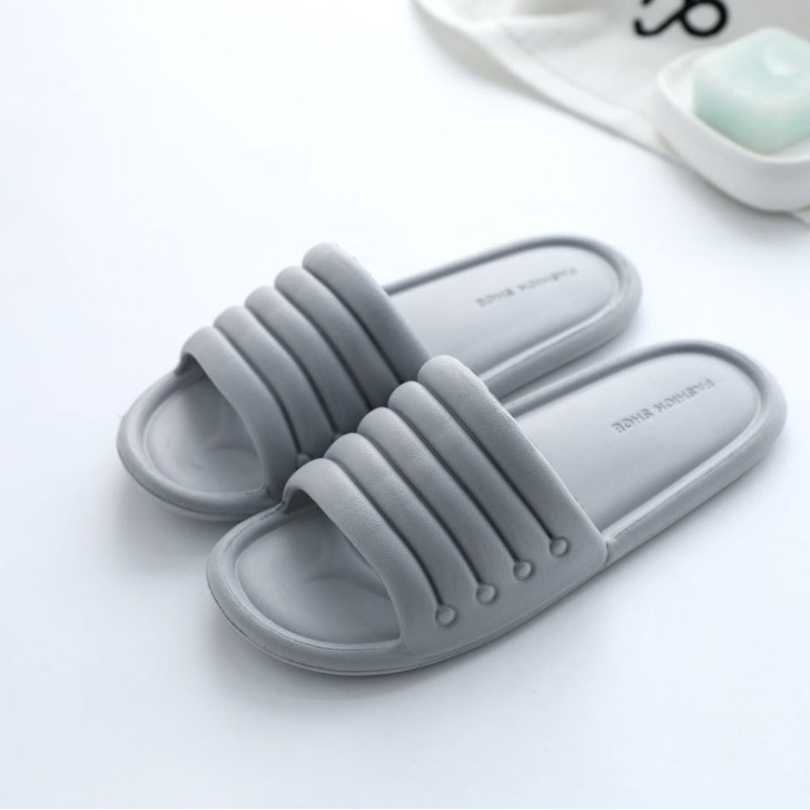 XẢ LẺ SIZE Dép nhựa mặc nhà kẻ ngang