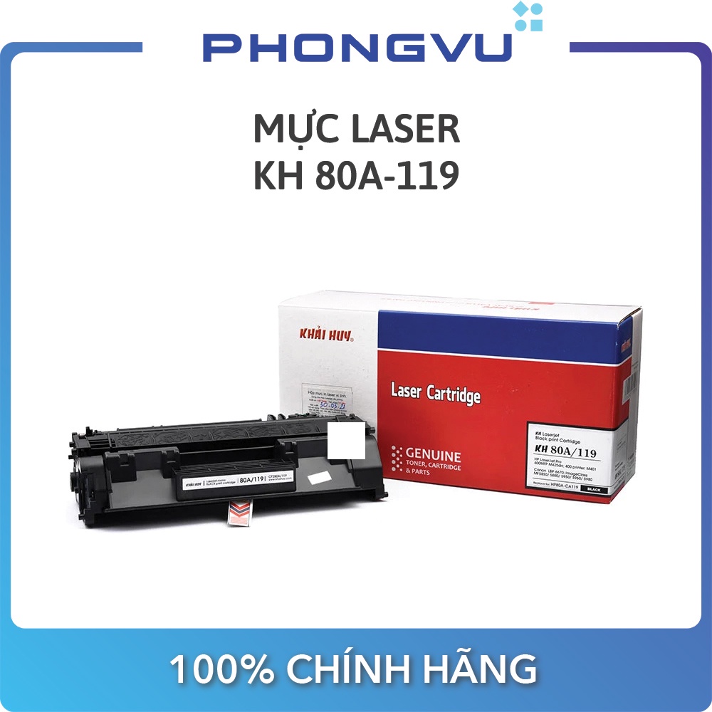 Mực Laser Phong Vũ KH 80A-119 - Bảo hành 12 tháng