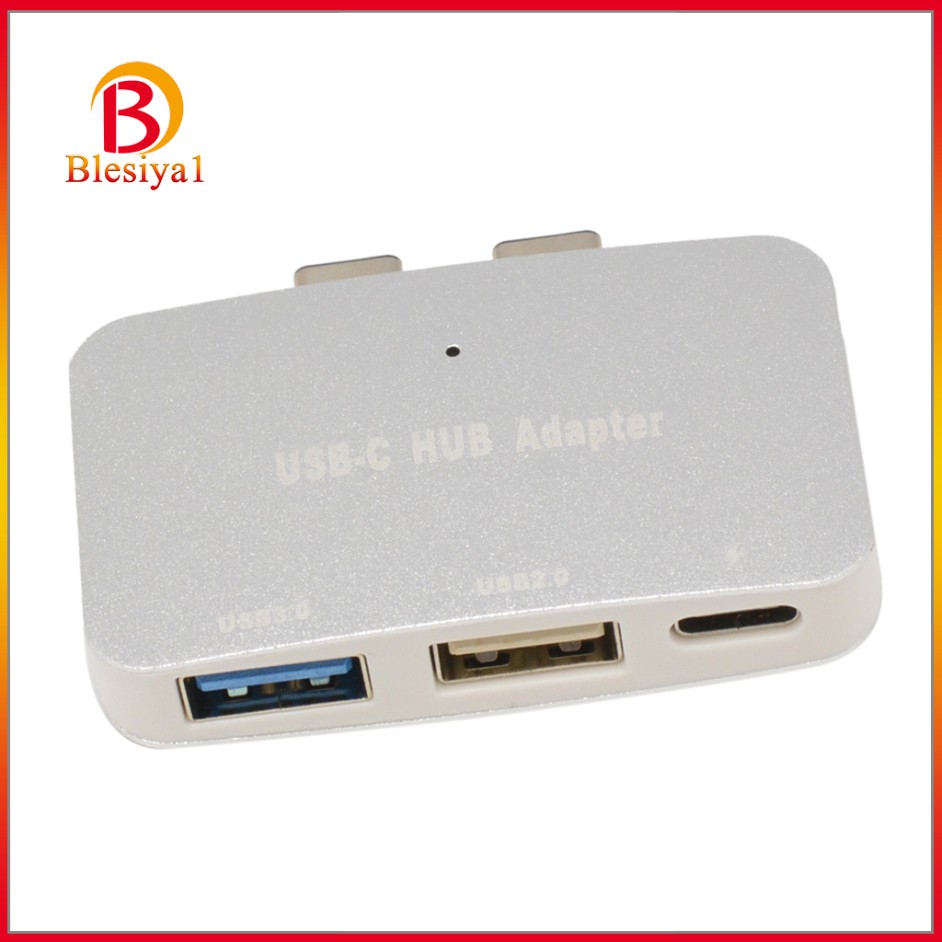 Hub chuyển đổi USB-C Type C + đầu sạc + 2 USB cho MacBook Pro