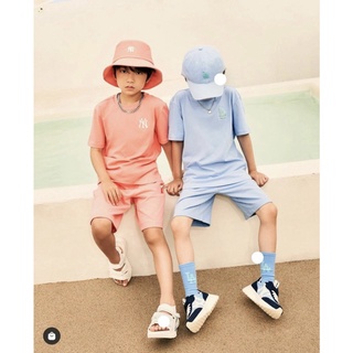 Bộ cộc tay bé trai - Set bộ trơn MLB siêu hot chất cotton cho bé trai size 90-150